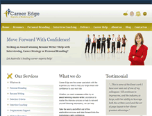 Tablet Screenshot of careeredge.com.au